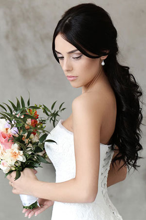 Image of wedding hair and makeup cardiff